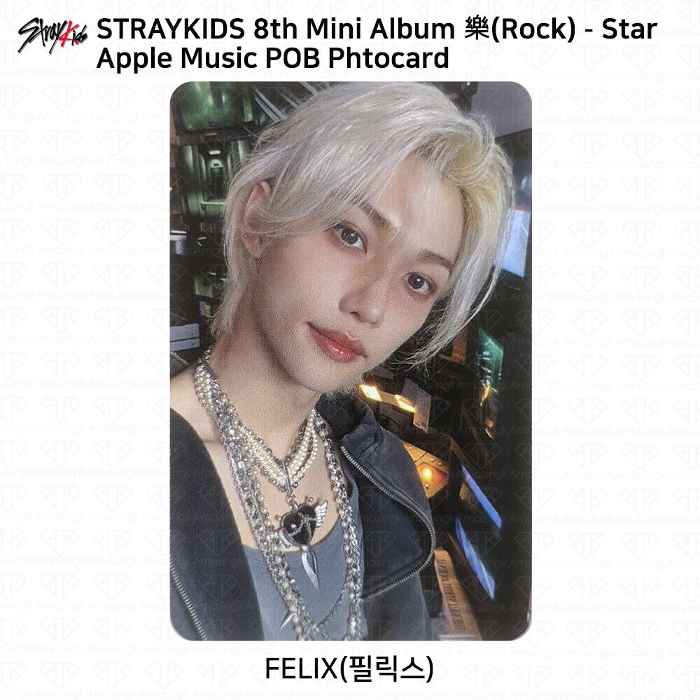 Stray Kids SKZ 8th Mini Album 樂 Rock Star rockstar POB Stray Kids SKZ 8th Mini Album 樂 Rock Star rockstar POB