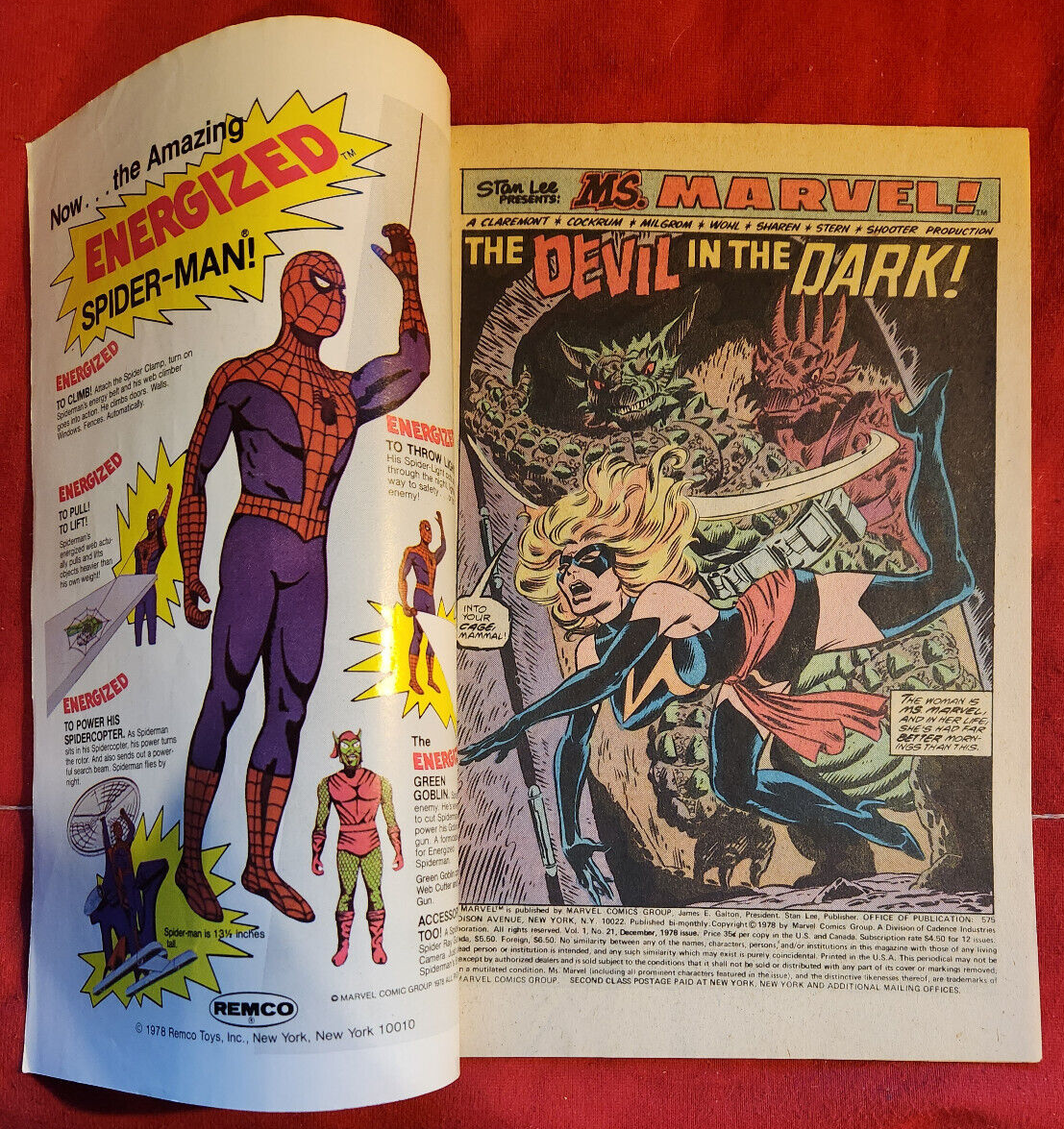 Marvel Comics Ms. Marvel #21 1978 | eBay