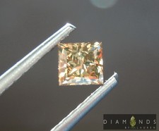 .48ct Natural Brown VS1 Princess Cut Diamond GIA R6837 Diamonds by Lauren 1831.25 per carat