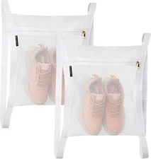 Sneaker Dryer Bag, 2 Pcs Reusable Sneaker Drying Mesh Bags, Honeycomb Net Laundr
