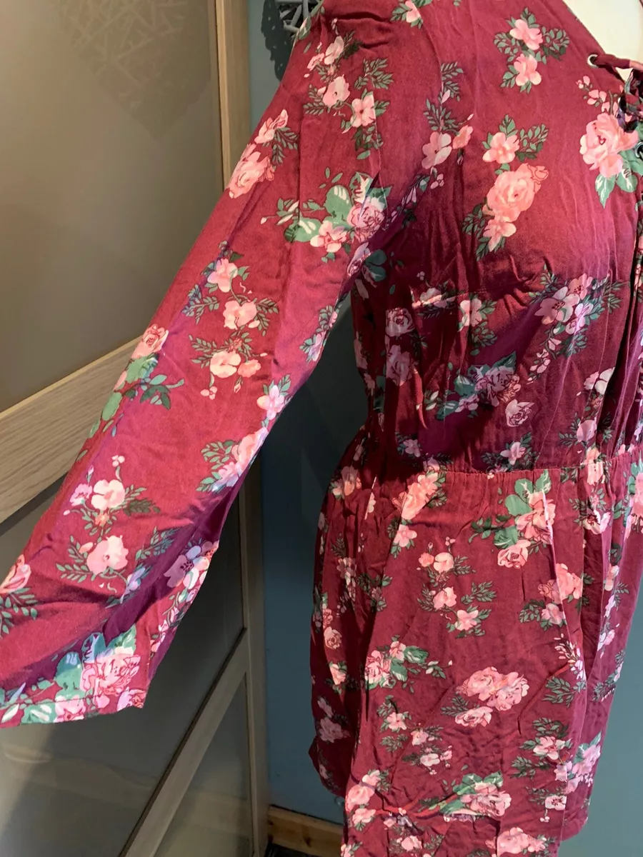 H and top m patterned dress