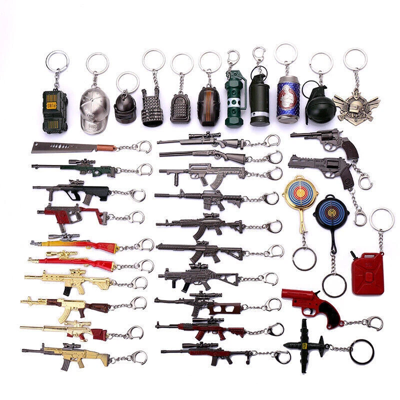 Hot playerunknowns Battlegrounds Pubg Keychain Keyring Grenade Alloy
