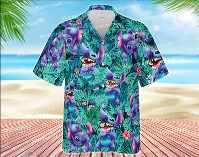 Stitch 3D HAWAII SHIRT Halloween Gift Best Price Christmas Gift Us Size