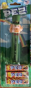 Limited Edition St. Patrick's Day USA Pez Dispenser MINT CARD