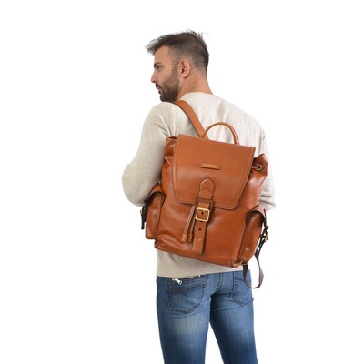 the bridge leather backpack