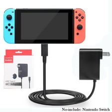 AC Adapter Power Supply for Nintendo Switch Wall  Travel Charger Plug Cord US