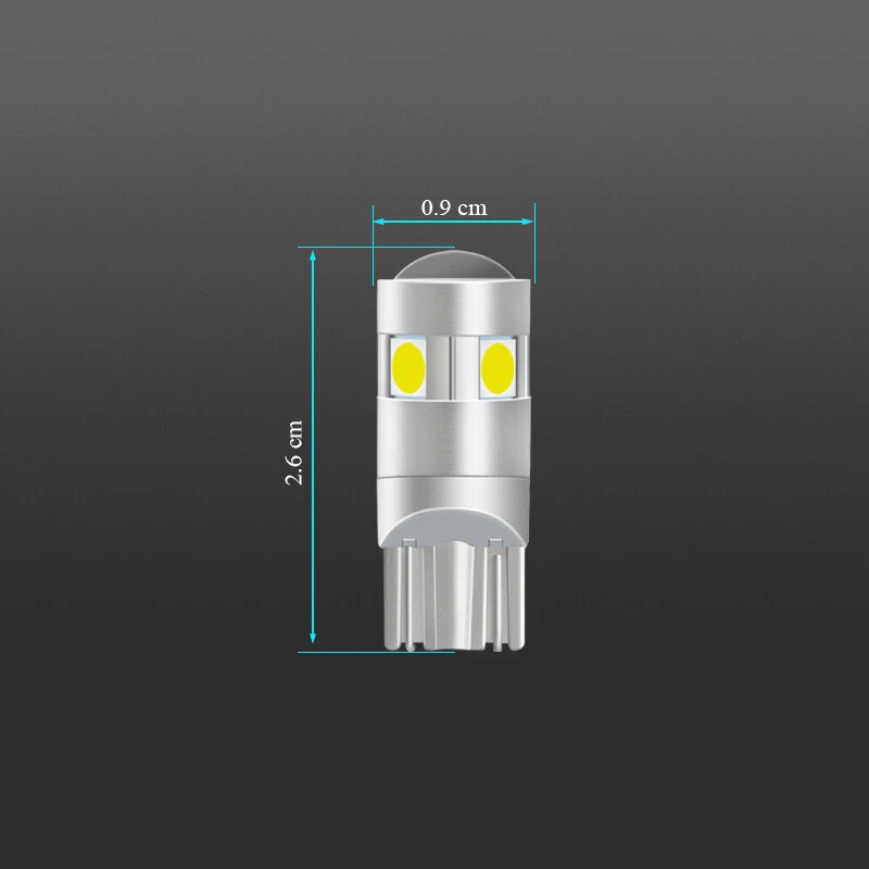 T10 501 W5w 5 Smd Led Xenon Hid White Car Side Light Bulbs Error Free Canbus 12v - Image 3 of 4
