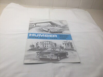 HUMBER HAWK UND SUPER SNIPE SPEZIAL POLIZEIAUTO PROSPEKT (REFERENZ 906/H)