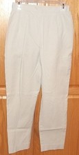Classiques ENTIER ANKLE PANTS sz 8 Petite NEW Bone Slacks Trousers STRETCH
