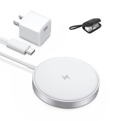 ZUBARR Nano Pro Wireless Charger 15W Max Fast Wireless Charging Pad Compatibl...