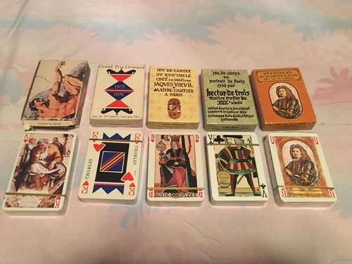 Lot Ancien De Jeux De Cartes à Collectionner BP Grimaud - Année 75 Sous Blister