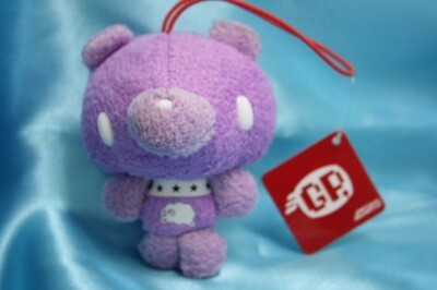 Taito Gloomy the Naughty Grizzly Sweets Bear Purple Sheep Plush Doll Charms