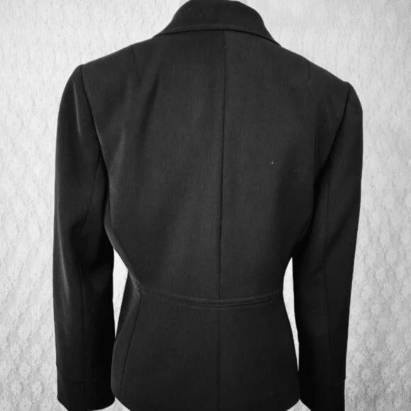 Stresa Blazer Suit Jacket Black size 6P Foto 2 de 4