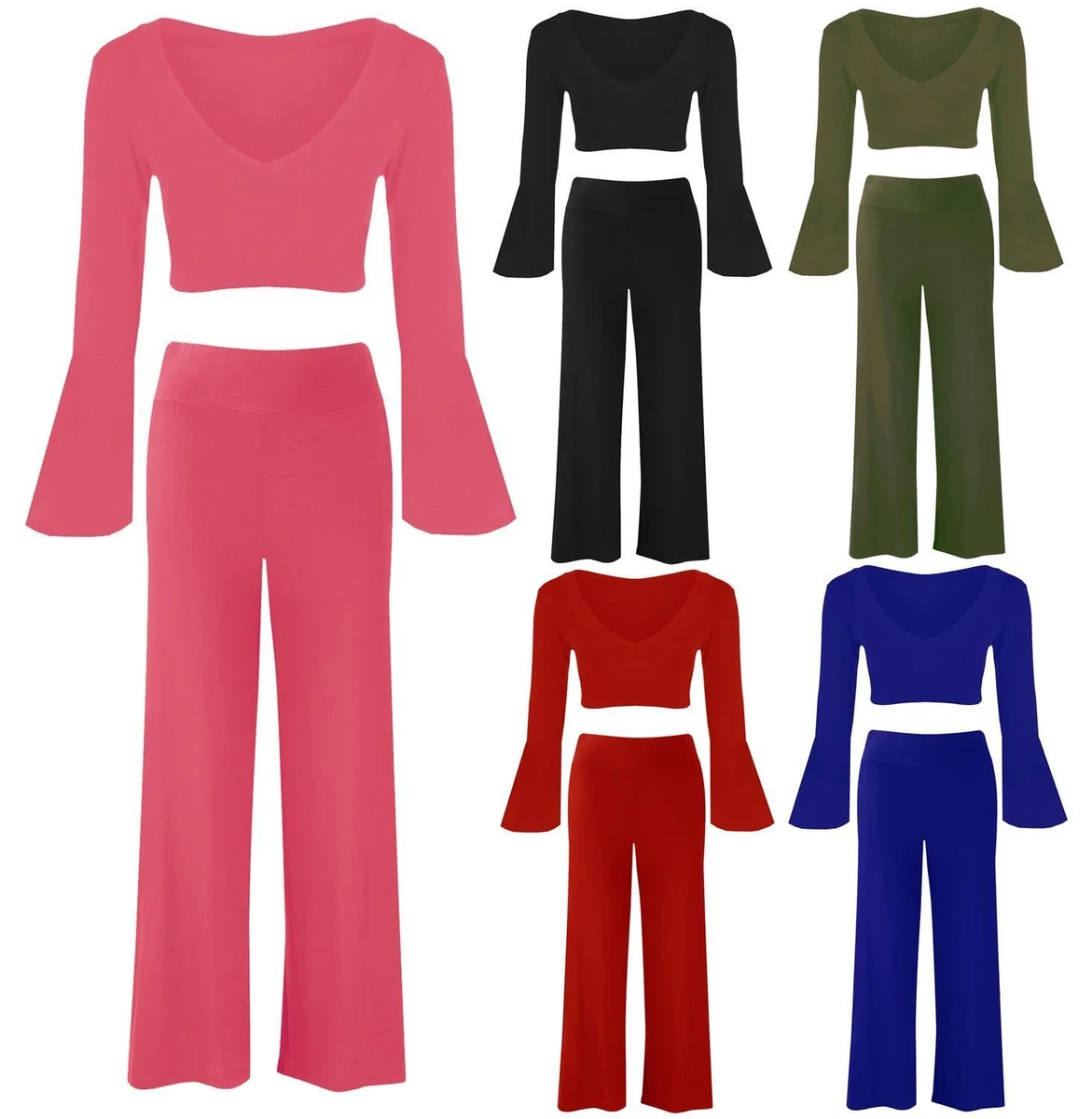 Ladies palazzo pant clearance suit