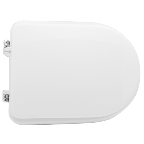 Sedile wc coprivaso per Axa vaso Clivia 43,5-45,5x34 cm con cerniere regolabili