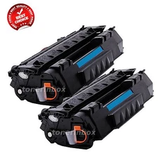 2pk Compatible Q5949A 49A Bk Toner Cartridge For HP LaserJet 1160 1320 3390 3392