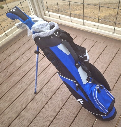 TOP FLITE KIDS JUNIOR 5-PIECE LH GOLF CLUB SET STAND BAG LEFTY – MISSING DRIVER - Bild 5 von 5