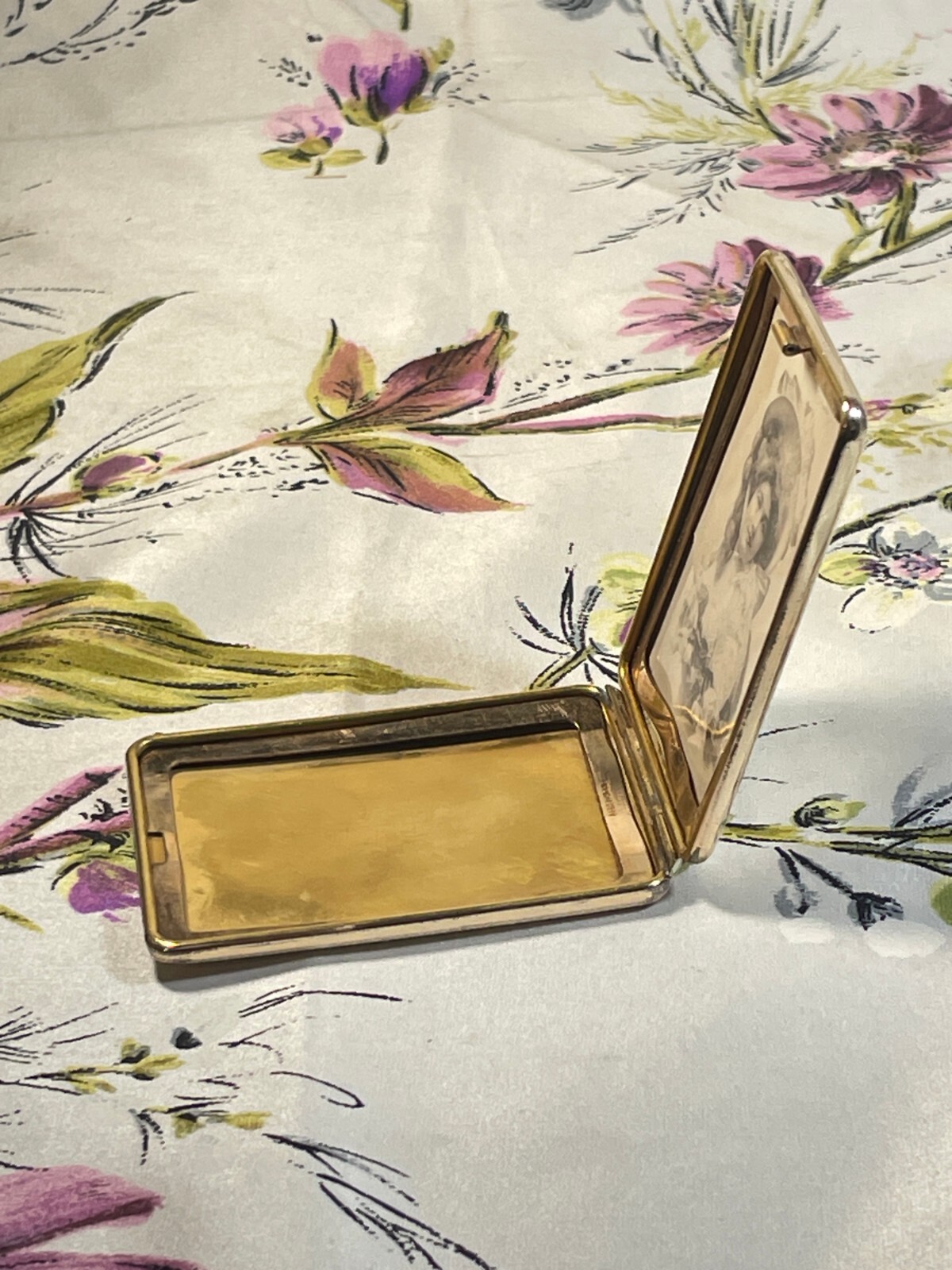 Antique Marathon Brass Plated Rectangular Picture… - image 14