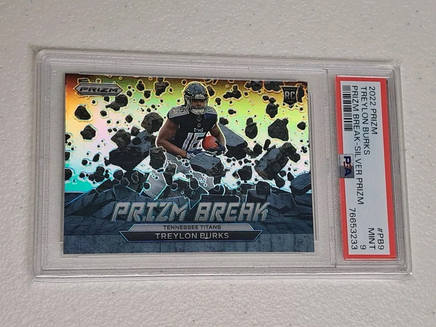 Treylon Burks Panini Prizm Prizm Break #PB9 Silver Prizm