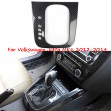 Ajuste para Volkswagen Jetta MK6 12-14 fibra de carbono consola central cambio de marchas moldura