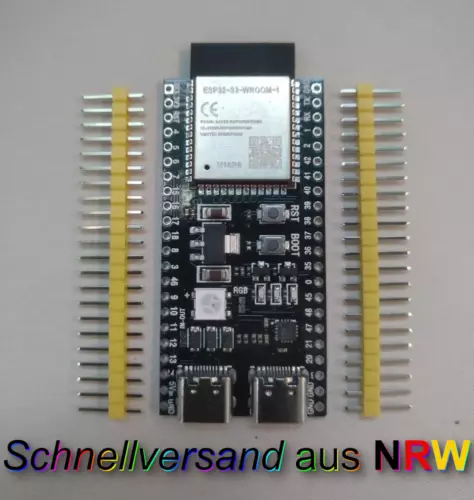 ESP32-S3-WROOM-1 -  16MB Flash  8MB PSRAM - 2x USB C - RGB LED - Schnellversand