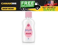 3 fl.oz Johnson's Baby Oil Pure Mineral Oil to Prevent Moisture Loss, Original