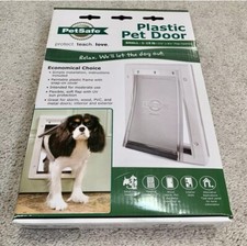 PetSafe Plastic Pet Door White PPA00-10958 Small 1-15 LB New In Box