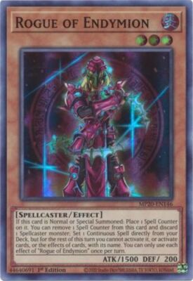x1 Rogue of Endymion - MP20-EN146 - Super Rare - 1st Edition Yu-Gi-Oh! M/NM