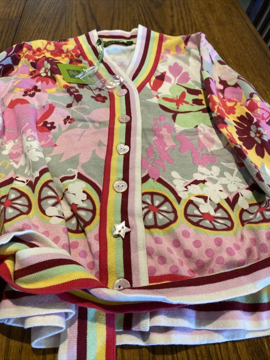 OILILY SWEATER GIRLS VINTAGE SIZE 10 SIZE 140 NWT PINK BEAUTIFUL 175