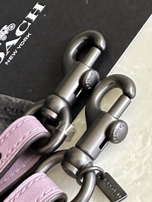 NWT DISNEY X COACH BASHFUL STRAP PURPLE LEATHER 32795 | eBay display picture 1