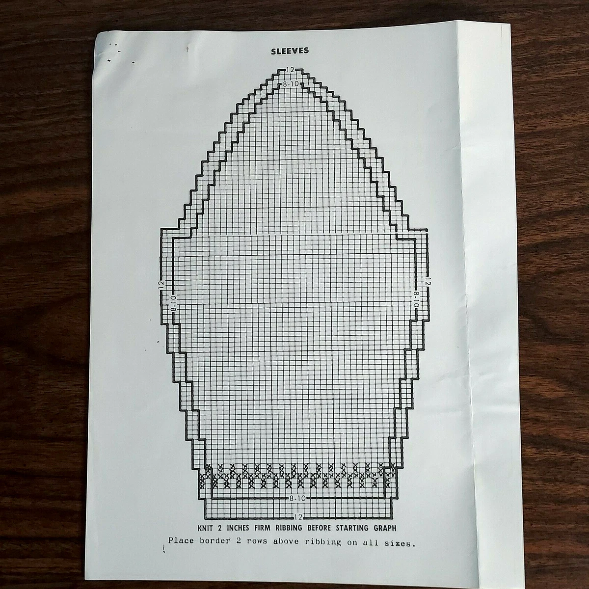 Vintage Alma's Alaskan Graph Knitting Sweater Pattern ...
