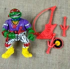 Vintage 1991 TMNT Rock 'N Roll Raphael Action Figure - 100% Complete!