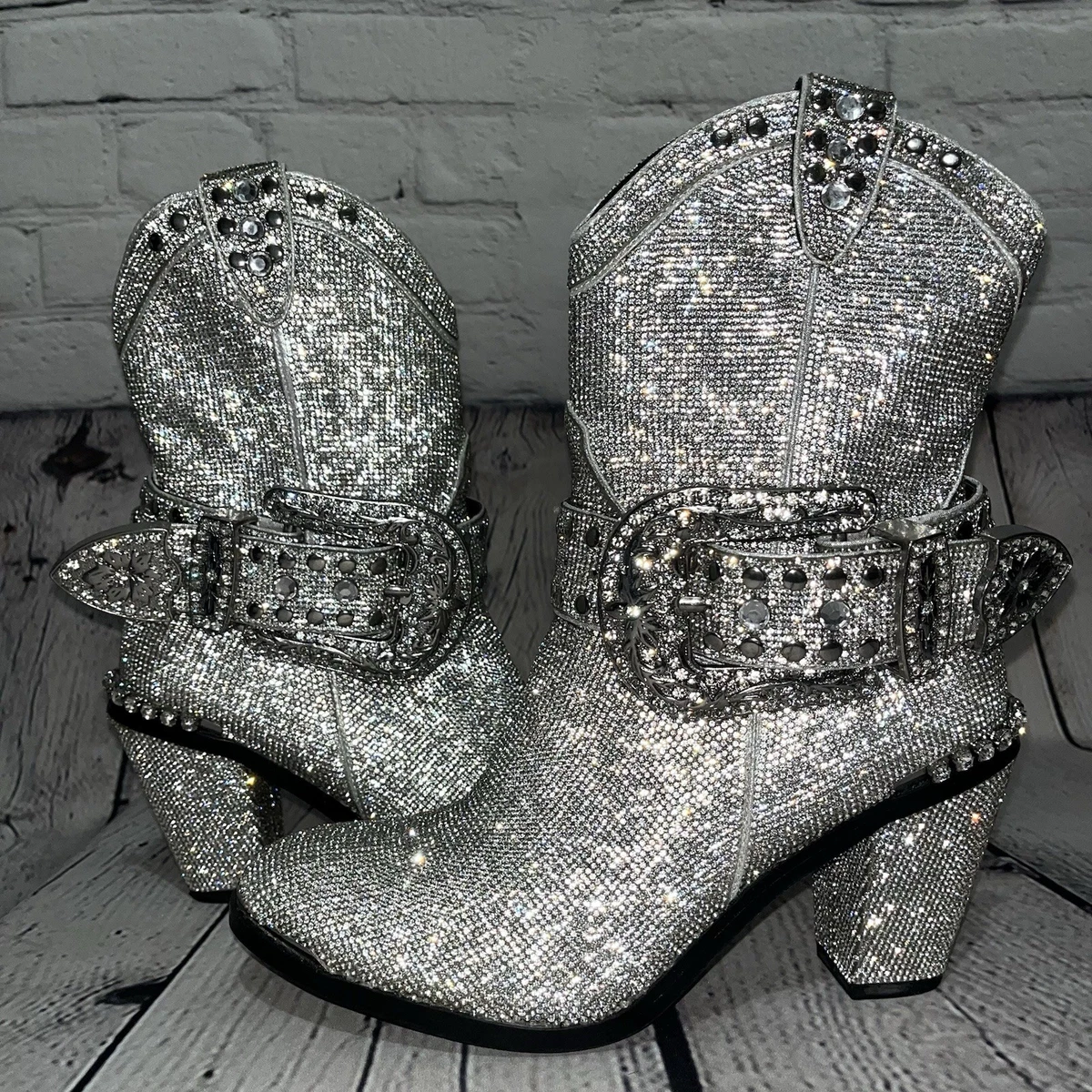 Silver Formal Boots for Women for sale | eBay