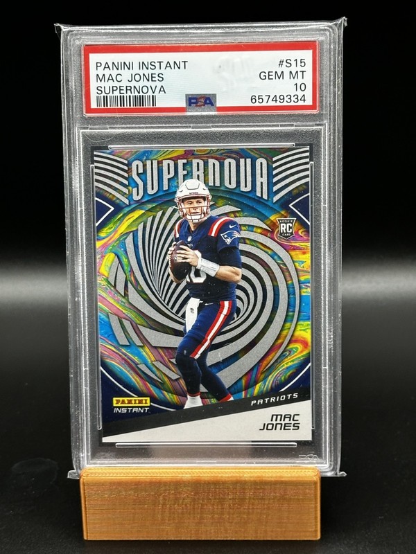2021 Panini Instant Mac Jones Supernova 1/3357 #S15 PSA 10 Gem Mint RC ROOKIE