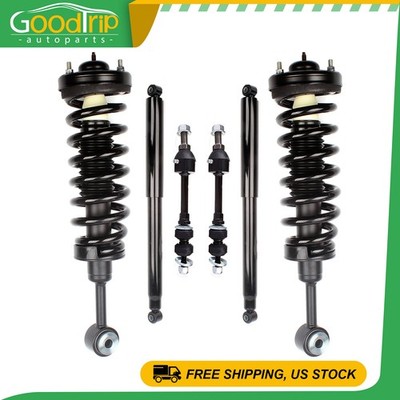Fits 2005-2008 Ford F-150 Lincoln Mark LT 4WD &Sway Bars Rear Shock Front Struts