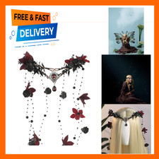 Women's Fairy Flower Crown Headpiece Floral Elf Crown Woodland Circlet for