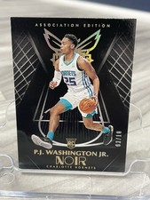 2019-20 Panini Noir - Rookies Association Edition PJ Washington Jr. #164 Holo...