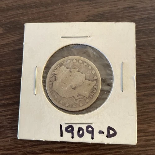 1909-D 25C Barber Quarter