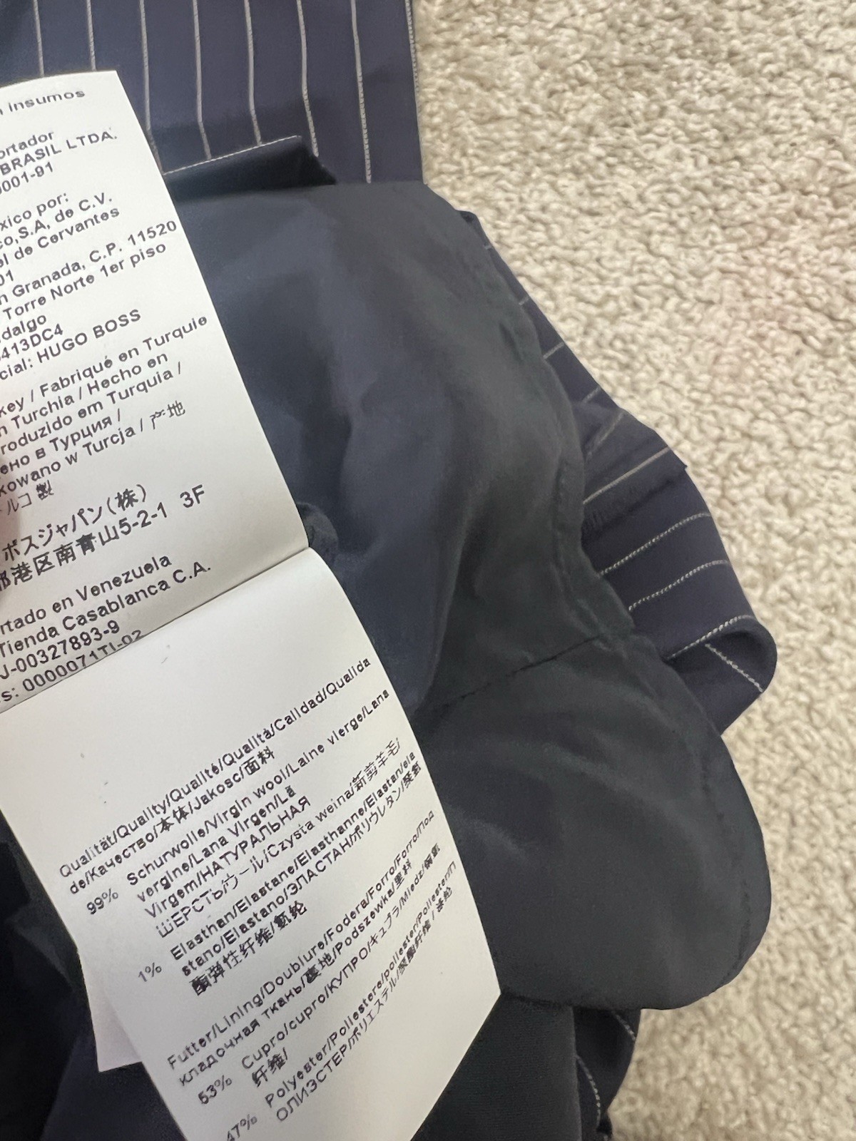 Dometa Dometa Traceable Stretch Wool Pinstripe Dr… - image 8