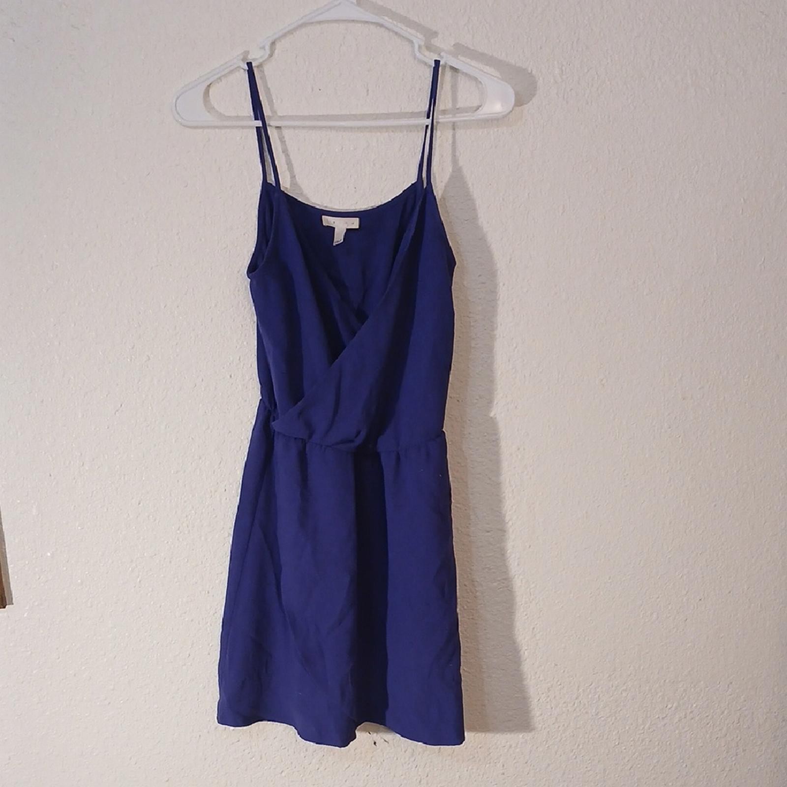 "Make Offer" Leith Blue Spaghetti Strap Mini Sund… - image 1