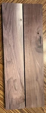 Black Walnut Lumber Board - 1 1/8” X 4 5/8” X 24 1/2” L (2 Pcs)
