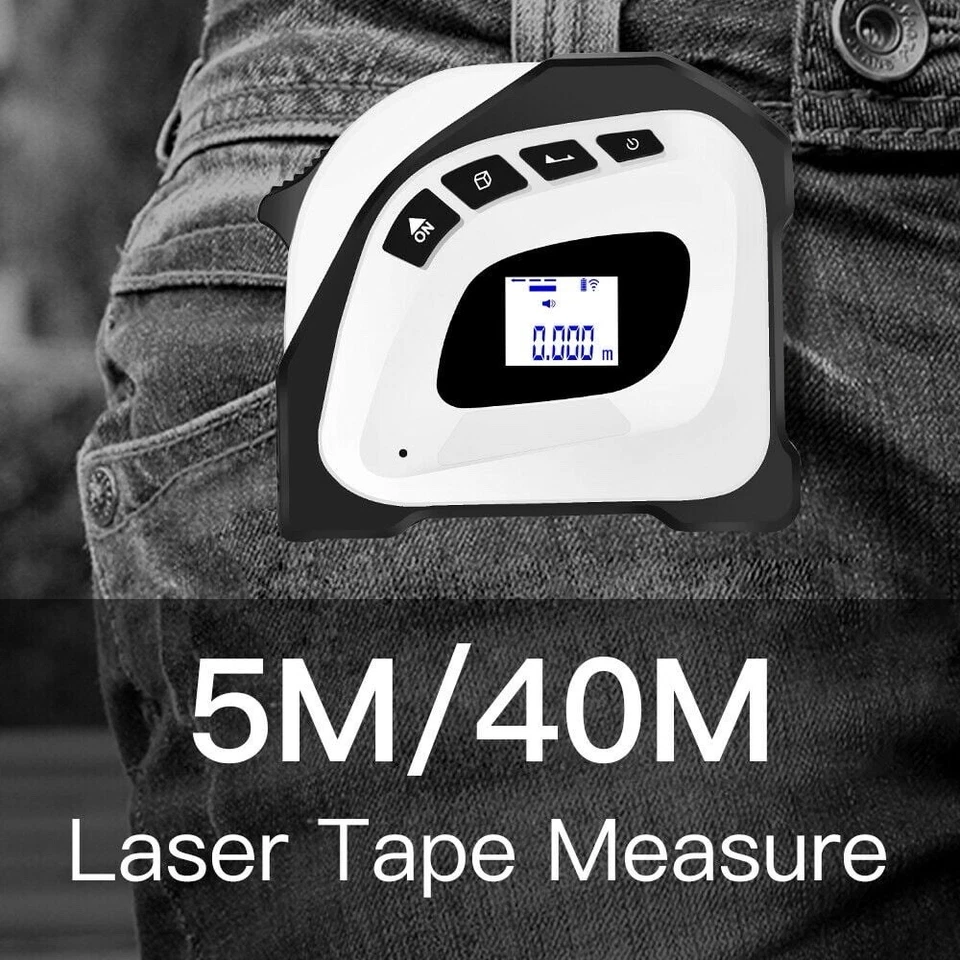 TACKLIFE 2 in 1 Laser tape measure (metric and imperial)  - Image 3 of 3