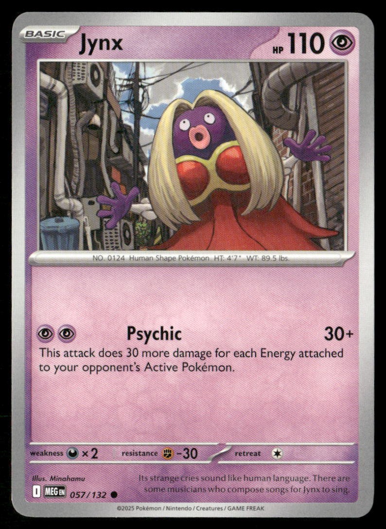 Jynx 057/132 ME01 Mega Evolution C NM Pokémon — English