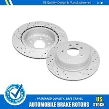 12.13 inch Rear Brake Disc Rotors For Infiniti EX35 EX37 G25 G35 M35 Nissan 350Z