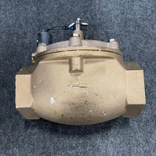 WEATHER-MATIC Brass 1" Automatic Irrigation Sprinkler Control Valve with Solenoi