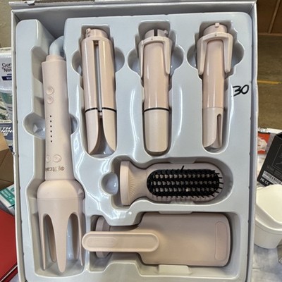 Opteka Multi Styler Hair Tool Set Unisex Beige Plastic with Attachments Included