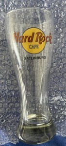 Hard Rock Cafe Souvenir Pilsner Glass Defunct Closed GATLINBURG RARE!
