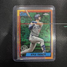 2025 Topps #T90C-120 Kyle Tucker 1990 Silver Pack Green Refractor #/99