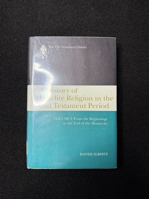 History Israelite Religion Old Testament Rainer Albertz 1994 Academic Ex-Lib