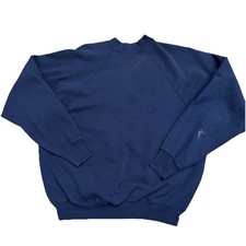 Vintage Hanes Navy Blue Crewneck Sweatshirt S...